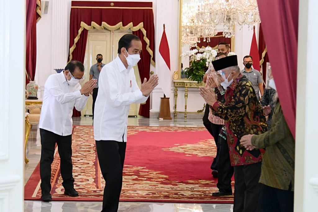 Jokowi bertemu Amien Rais