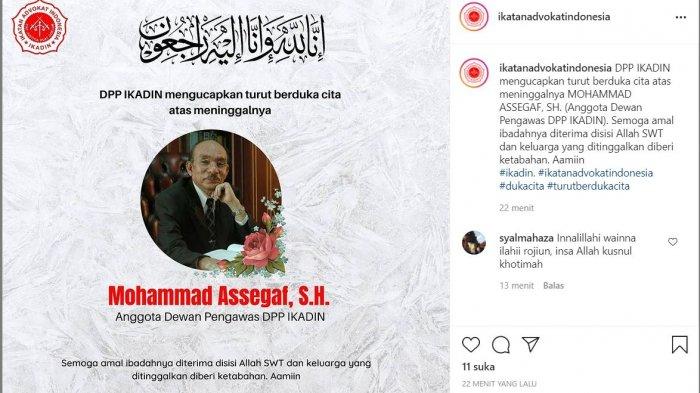 Muhammad Assegaf Meninggal Dunia