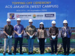 Sinar Mas Land dan PT Adhiluhur Cahaya Semesta Gelar Topping Off Sekolah ACS Jakarta West Campus di BSD City. foto dok. sinar mas land